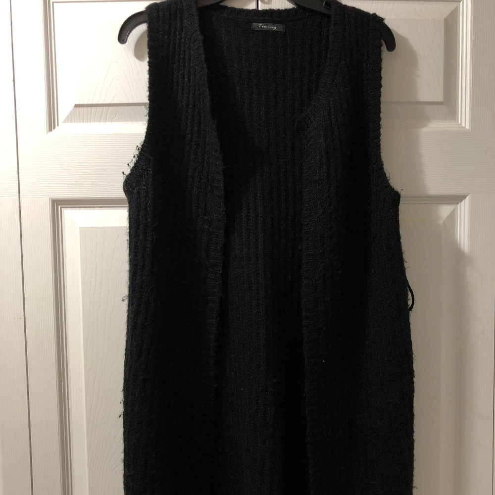 Timing, Long Cardigan Vest